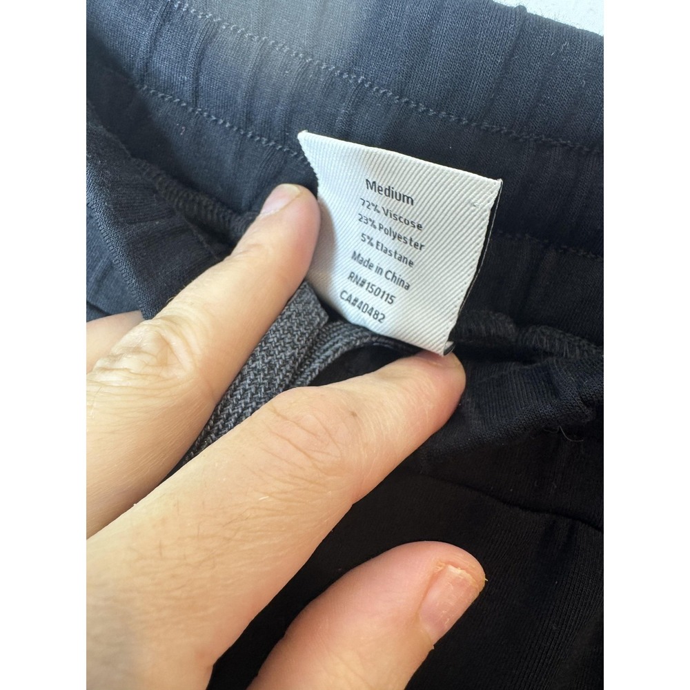Varley Jogger Pants Womens Medium Black DoubleSoft Knit Tapered Pockets Lounge - Picture 7 of 8